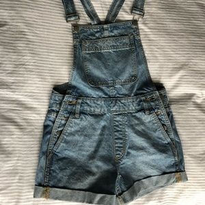 Denim Overall Romper
